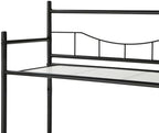 Bathroom Over Toilet Storage Rack, 3-Shelf Wall Mount Steel Organizer, Black Finish, 30 lb Capacity - Image 3