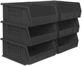 Akro-Mils 30235 AkroBins Plastic Storage Bins, 11"x11"x5", Black, 6-Pack by Akro-Mils