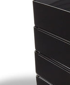 TRU RED Side-Load Stackable Plastic Letter Tray, Black, 12-Pack - Image 5