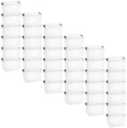 Superio 1.4 Quart Mini Clear Plastic Storage Container with Lid, Stackable Small Organizer Box for Crayons, Art Supplies, Beads, Sewing, Stationery & Food Storage, 36 Pack by Superio