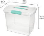 Sterilite Nesting ShowOffs Large Storage Bins w/Lids and Handles, 18-Pack - Image 2