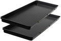 Gardener's Supply Company Large Plant Tray (2 Pack) | Multi-use Durable Tray for Indoor & Outdoor Plants, Seed Starting & Potted Succulents, Flowers | ​46-1/2"L x 15-1/2"W x 2" Deep by GardenersSupplyCompany