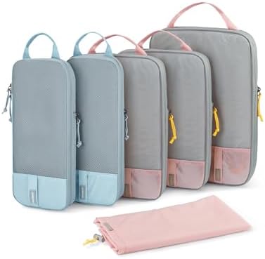 BAGSMART Compression Packing Cubes for Travel Essentials by BAGSMART
