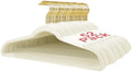 52 Pack Velvet Clothes Hangers Non-Slip with Shoulder Notches by Wellong