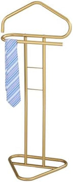 KB Designs - Metal Suit Tie Valet Stand Rack, Clothing Organizer, Gold by KB+Designs
