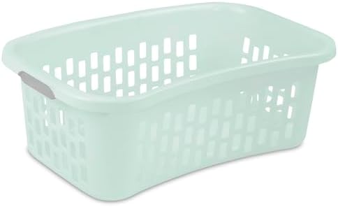 Sterilite HipHold Laundry Basket, Plastic Rectangle Clothes Hamper, 24-Pack by Sterilite