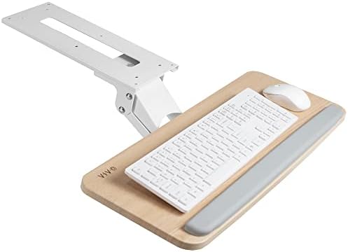 VIVO Light Wood Under Desk 25 x 10 inch Keyboard Tray, MOUNT-KB03C by VIVO