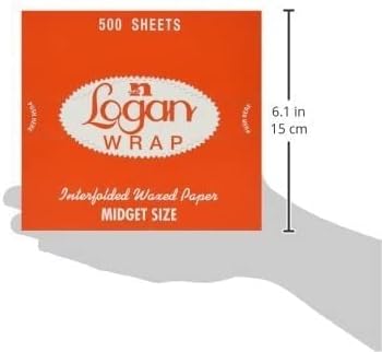 Norpak Logan Wrap Midget Paper Interfolded Deli Wax Paper, 10.75" Length x 6" Width | 12 Box/Case - Image 2
