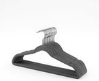 50-Pack Velvet Hangers – Heavy Duty, Non-Slip Clothes Hangers with Chrome Hooks | Slim & Space-Saving Design for Coats, Suits & Plus Size Tops (Grey) by Unknown