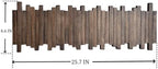 Natural Wood Wall Mounted Piano Coat Rack| Coat Rack Wall Mount| Flip Down Wall Hook Rack 7 Hooks| Entryway Wall Art Hook,Made of Acacia Wood (Wood Wax Oil Dyed Walnut Color).Wall Art - Image 4