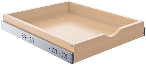 Pull Out Drawers for Cabinet Wood 18" W x 22" D Slide Out Organizer by Mobirex