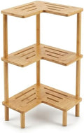 Corner Shelves Shower Caddy Stand 3-Tier,Bamboo Space Saving Shower Organizer,With Anti-Slip Feet,Bathroom Shelves for Inside Shower,Large Capacity,Storage in Showers, Kitchens and Living Room by Unknown