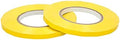 PSBM Yellow Poly Bag Sealing Tape with Dispenser, 6 Rolls, 2.3 Mil Thick, 3/8 Inch Wide, 180 Yards Per Roll, Total 1080 Yards, Colored Sealer Tapes for Wrapping, Packaging & Sealing Food Products by PackagingSuppliesbymail