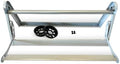 18" Wide Paper Roll Dispenser with Serrated Cutter, Desktop Paper Holder by MetCrafted