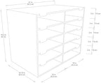 Classroom Keepers Sturdy Cardboard Mailbox, 10-Slot, Blue, 16-5/8"H x 21" W x 12-7/8"D, 1 Unit - Image 3
