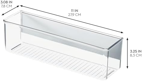 iDesign Magnetic Medium Clear Plastic Organizer Bins, 2-Pack - Image 3