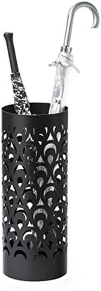 Mango Steam Tall Round Umbrella Holder 21.75 Inches Tall (Peacock Black) by MangoSteam
