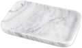 Arabescato Marble Vanity Tray - Decorative Organizer for Bathroom Countertop, Dresser, Kitchen Sink by Karibiber