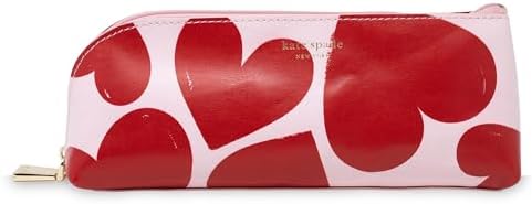 kate spade new york Pen and Pencil Case with Office Supplies, Zip Pouch Includes 2 Pencils, Sharpener, Eraser, and Ruler, Sweet Hearts by Unknown