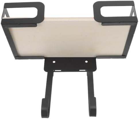 Ironing Board Hanger Wood Metal with Removable Hooks, Wall Mounted by Kichvoe