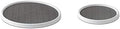 Copco Non-Skid Pantry Cabinet Lazy Susan Turntables, 18-Inch and 12-Inch, White/Gray by Unknown
