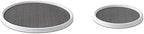 Copco Non-Skid Pantry Cabinet Lazy Susan Turntables, 18-Inch and 12-Inch, White/Gray by Unknown