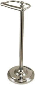 Kingston Brass CC2008 Classic Pedestal Paper Holder, Brushed Nickel,21-1/2" Length by Kingston