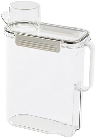 Liquid Laundry Detergent Dispenser for Laundry Room Organization Storage Large Capacity Laundry Detergent Powder Container with Lid Plastic - Image 6