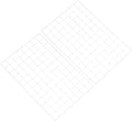 PATIKIL 24"x16" Wire Grid Panel, 2 Pack Board Photo Pictures Memo Display Grid Panels Hanging Organizer Wall Decorative Panel for Home Office Wedding, White by PATIKIL