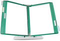 Tarifold Desktop Reference Display System, 10 Pockets, Expandable, Green by TARIFOLD