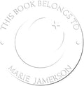 Custom Made Hybrid Serene Crescent Library Embossing Seal for Muslim Business Owners - Personalized Return Book Embosser, Customized Home Embosser for Professional and Personal Use - Elegant Design by AcornSalesCo