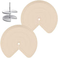 Lazy Susan Shelf Liner,Silicone Lazy Susan Liners for Kitchen Turntables – Non-Slip and Heat-Resistant for Added Convenience 2PCS by ZDLS
