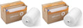 Wevac 8” x 150’ Food Vacuum Seal Roll Keeper with cutter, Ideal Vacuum Sealer Bags for Food Saver, BPA Free, Commercial Grade, Great for storage, meal prep and Sous Vide (8" x 150') (Pack of 2) by Wevac