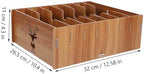 Wood Desktop File Organizer Shelf for Mail Receipts and Invoices - Image 2