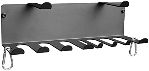 Resistance Bands Rack Wall Mount Home Gym Equipment Storage Rack for Resistance Bands, Jump Ropes, Yoga Mat, Foam Roller, Chains, 16.5", Black by Lovind