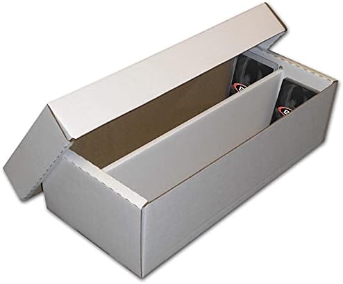 BCW Shoe Storage Card Box - 10 ct | Cardboard Box for Trading Cards, Gaming Cards, and Collectibles | Holds 1600 Standard Cards or 300 3x4 Toploaders | Gaming Card Organizer Box | Assembly Required by BCW