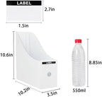 Limitliho 24 Pack White&Black Cardboard Magazine Holder for Desk or Shelves - Image 3