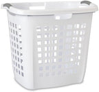 Sterilite Ultra™ Easy Carry Plastic Open Laundry Hamper, White, 4 Pack by Sterilite