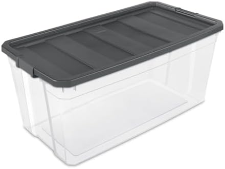 Sterilite Modular Stacker Box with Latching Lid, 200 Quart, 9-Pack - Image 2