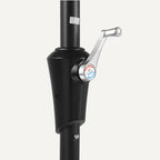 Amazon Basics 95.3" Outdoor Patio Umbrella with Crank Lift and Push Button Tilt, Steel Pole, Steel Ribs, Navy - Image 4
