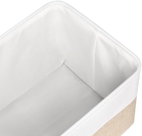 Fabric Storage Bins for Shelves, Rectangle Storage Basket, 3 Pack - Image 4