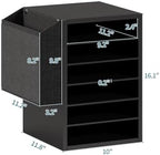 Unionly 6 Tier Adjustable Mail Sorter,Wood Paper Organizer for Class,Office - Image 5