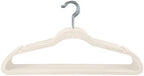 Simplify Slim Velvet Clothes Hangers | 100 Pack | Non-Slip | Shirts | Suit | Pants | Dresses | Garments | Closet Storage & Organization | Durable | Ivory - Image 6