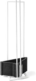 32 Inch Hanger Organizer, Metal Hanger Storage Stacker, White by HONZUEN