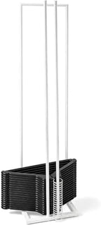 32 Inch Hanger Organizer, Metal Hanger Storage Stacker, White by HONZUEN
