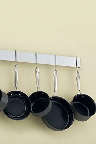 Cuisinart Chef's Classic 33-Inch Bar-Style Wall-Mount Pot Rack, Matte Black - Image 3