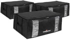 Compactor XXL 3 Vacuum Storage Bag & 3 Semi-Rigid Box, Closet Organizer, 210L by Compactor