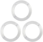 3 Pack 8 Inch Aluminium Alloy Turntable Bearing, Heavy Duty Swivel Turntable Lazy Susan for Round Dining Table, 8" Smooth Swivel Turntables for Lazy Susan Dining Table?Silver by Unknown
