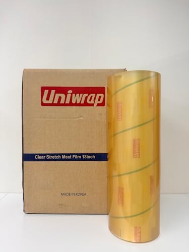 VisionTechShop Uniwrap 2 rolls of Food wrapping Plastic Cling Film for Manual & Automatic Overwrap, 13 micron, 18" x 3379', MADE IN KOREA - Image 3
