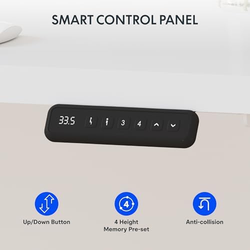 FLEXISPOT 71 x 63 Reversible L-Shaped Corner Standing Desk with Drawers - Image 5